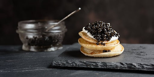 تصویر 2 از خرید خاویار سیاه امپریال بلوگا 100 گرمی + فروش صادراتی